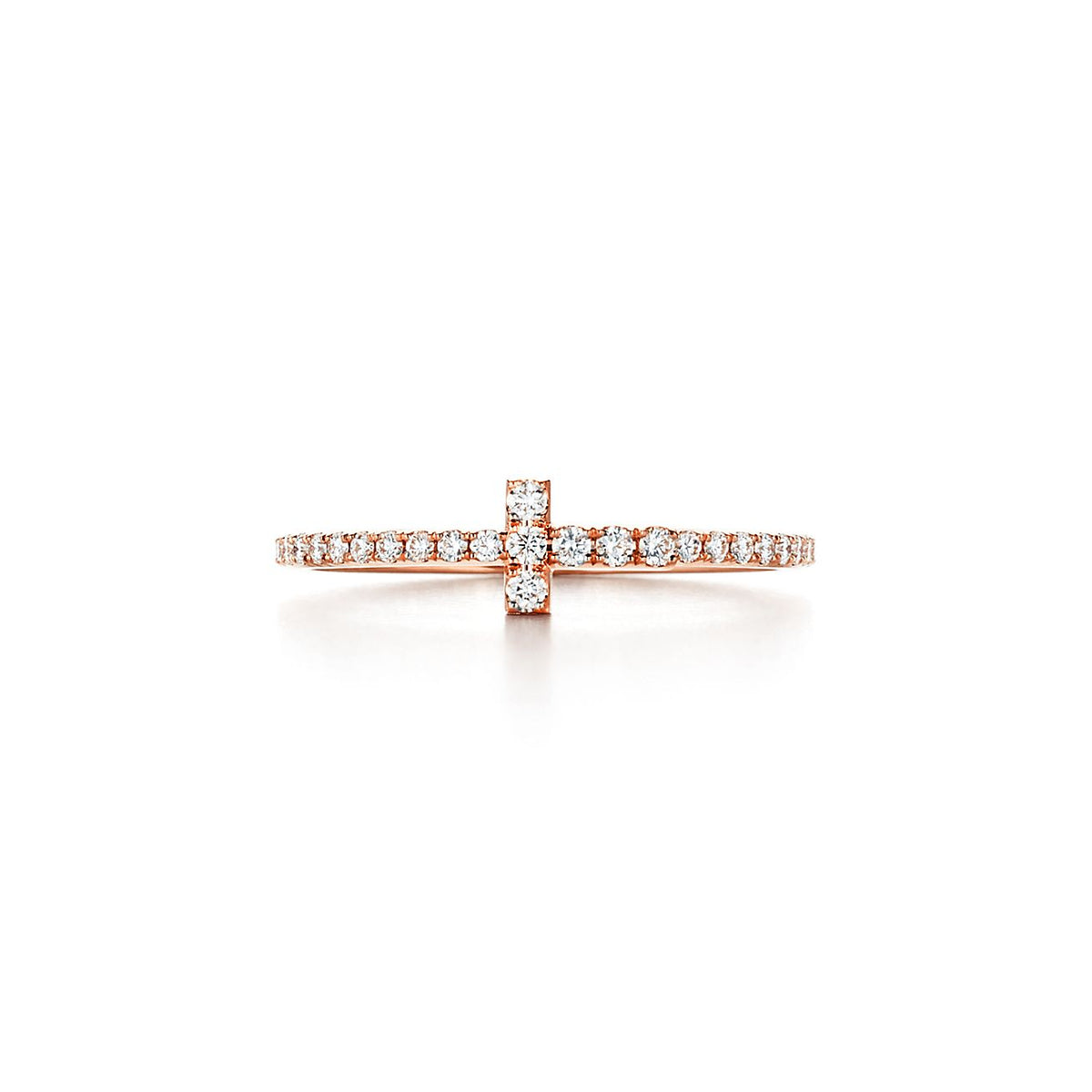 Tiffany Diamond Wire 18K Gold Ring