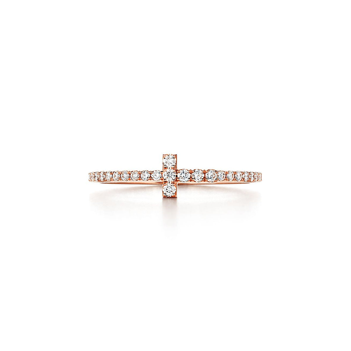 Tiffany Diamond Wire 18K Gold Ring