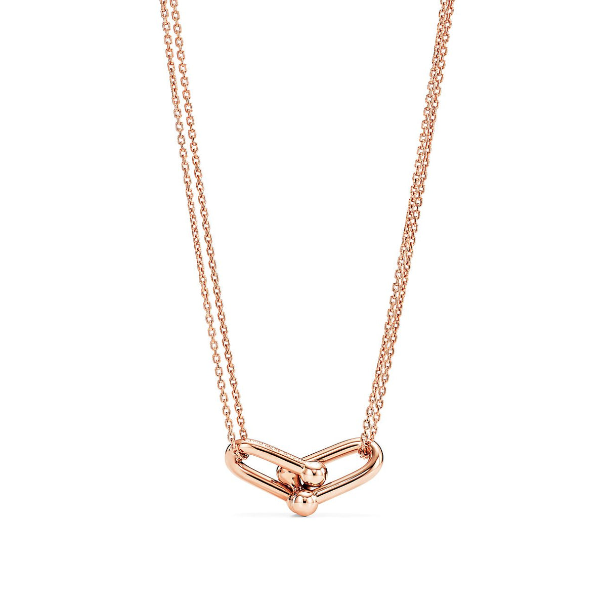 Tiffany HardWear Double Link 18K Gold Necklace