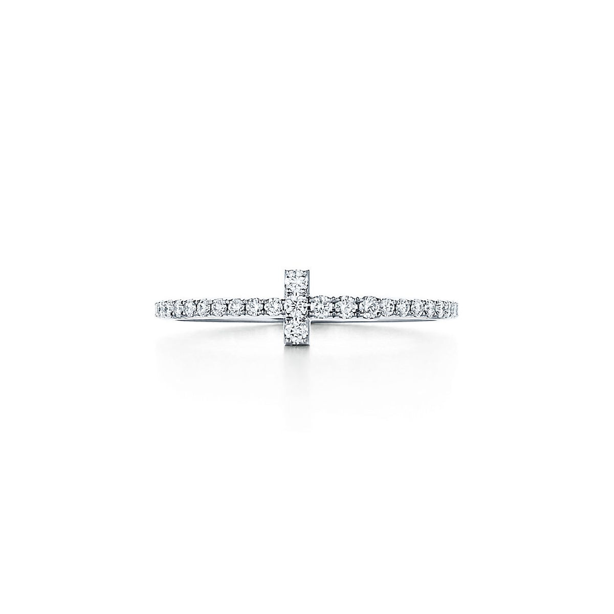Tiffany Diamond Wire 18K Gold Ring