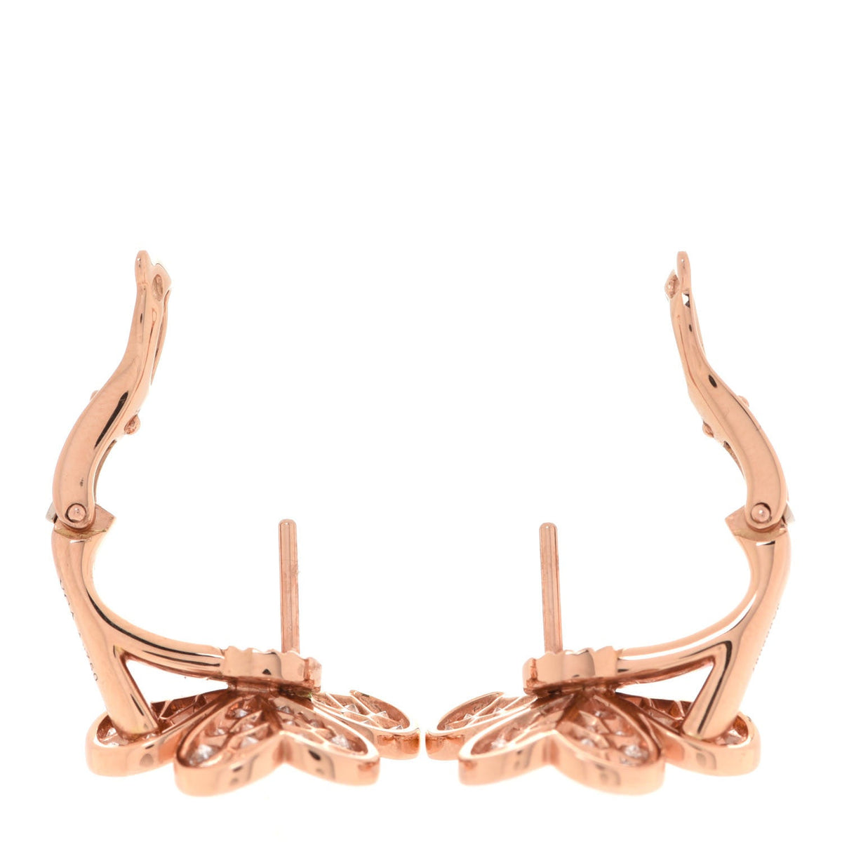 Frivole Pink Sapphire 18K Gold Earrings