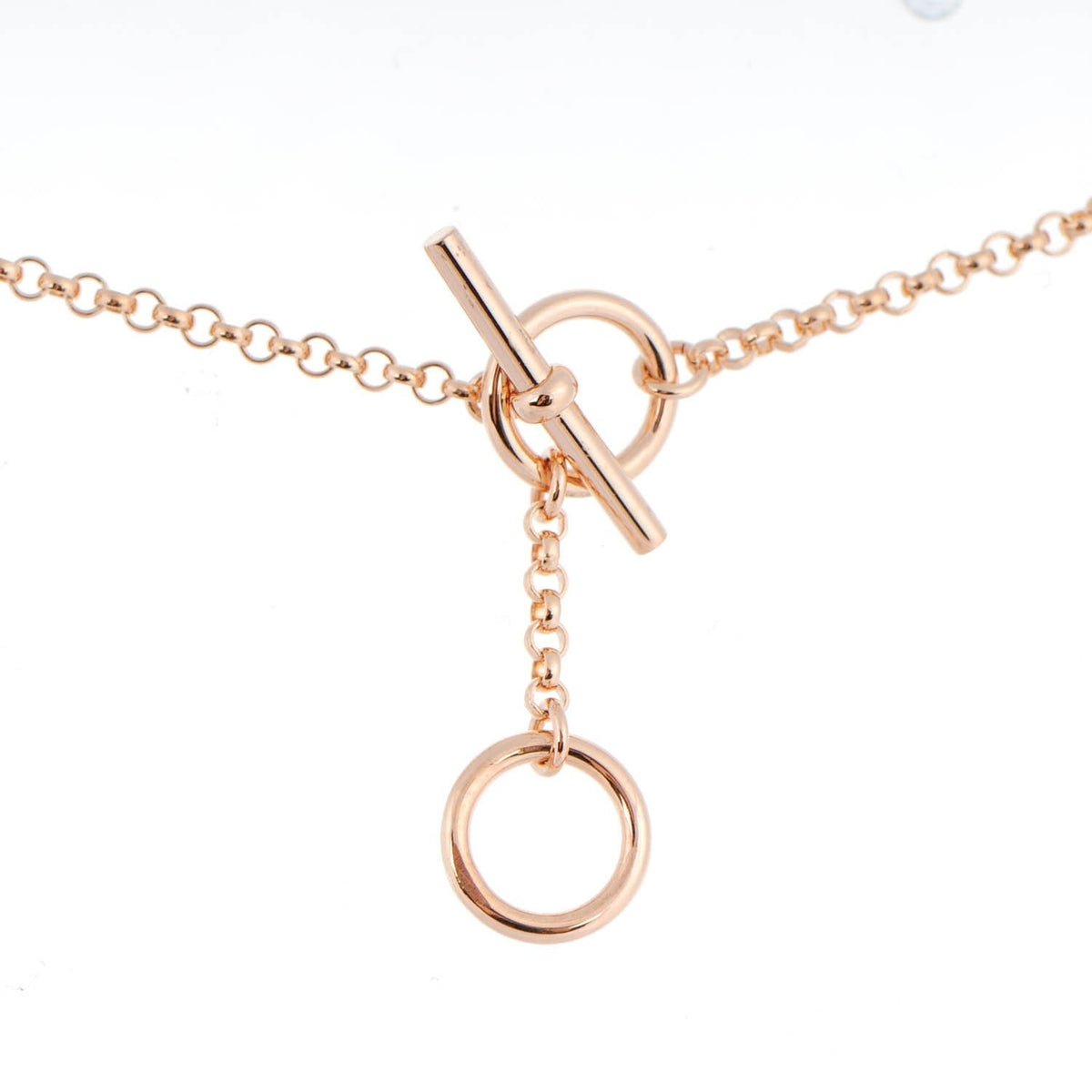 Hermes Gambade Pendant 18K Gold Necklace