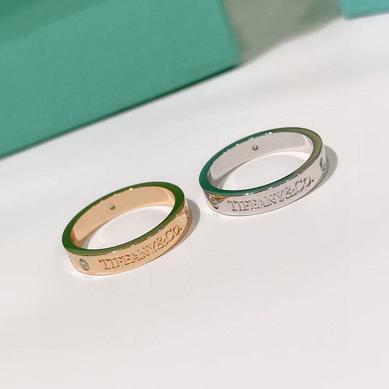 Tiffany Wedding 18K Rose Gold Ring