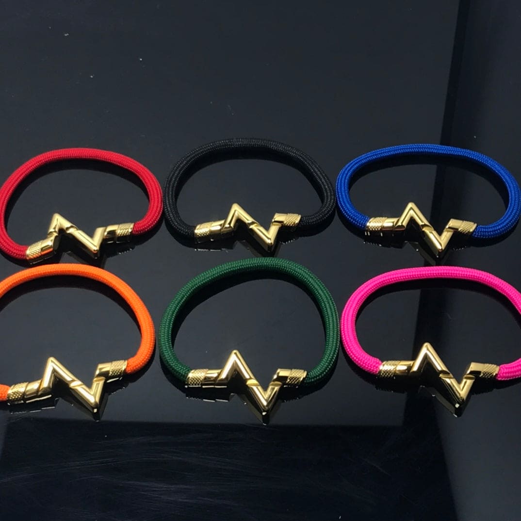 Louis Vuitton Volt Upside Down Play Red 18K Gold Bracelet