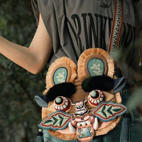 Tiger Head Mini Shoulder Bag