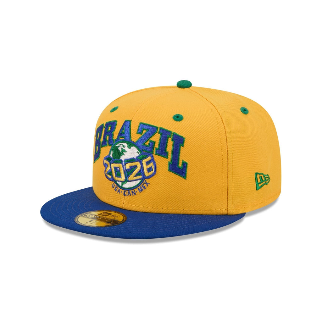 New Era 2026 Brazil Soccer 59FIFTY Fitted Hat