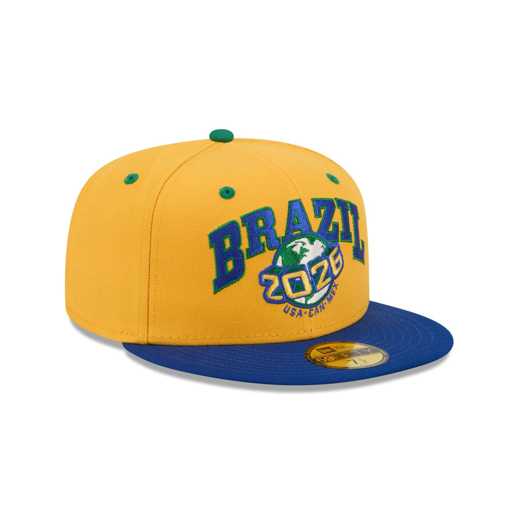 New Era 2026 Brazil Soccer 59FIFTY Fitted Hat