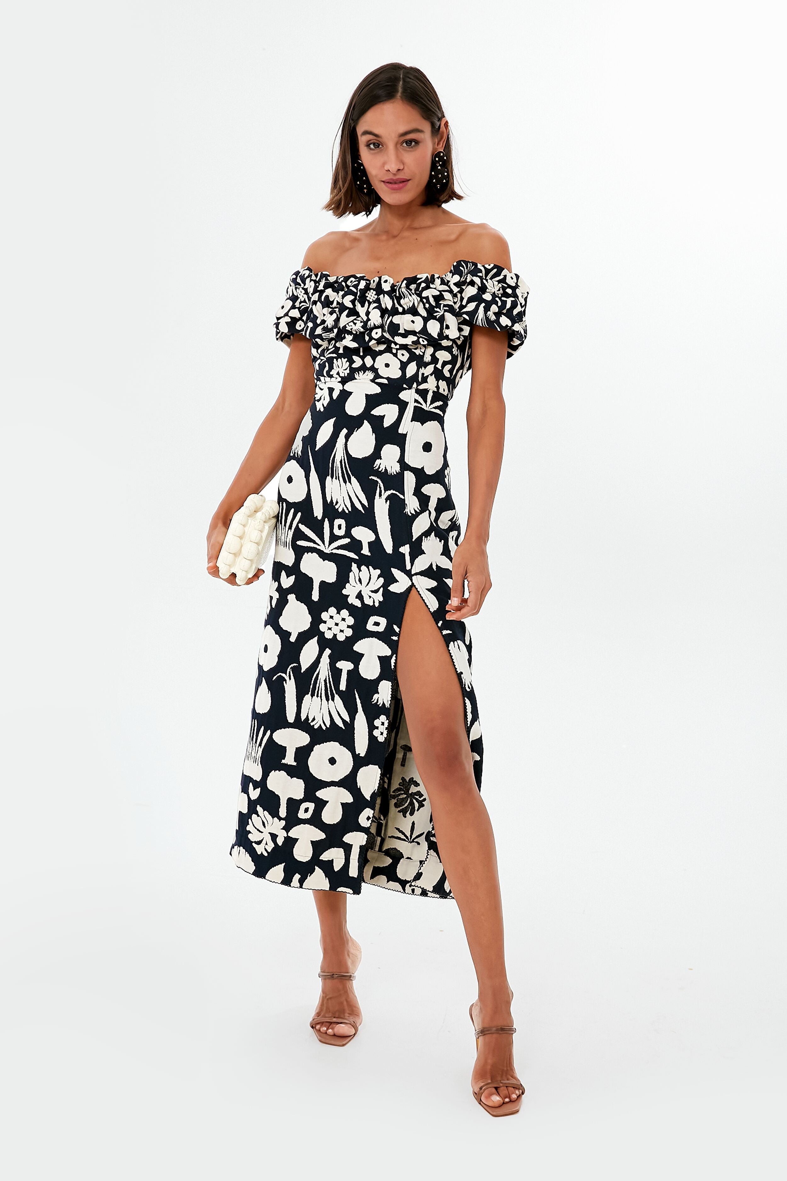 Setas Agave Jacquard Maxi Dress