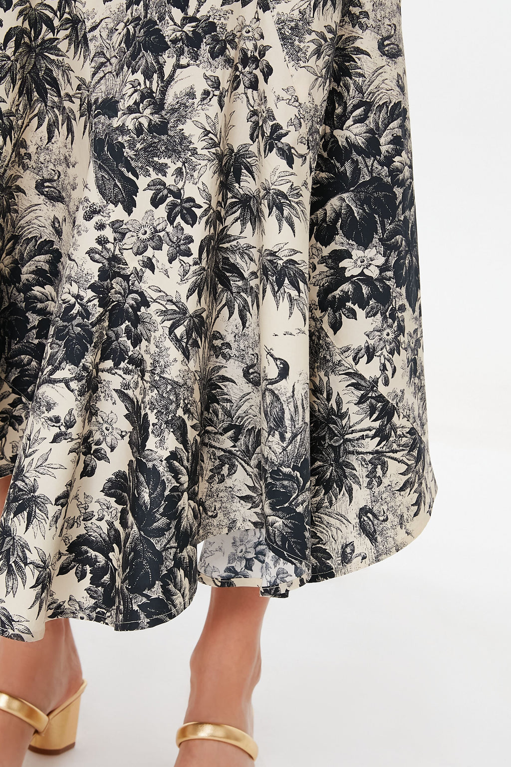 Noir Cypress Toile Mallory Skirt