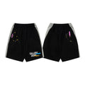 Gallery Dept Shorts Hand Painted Splash Ink Color Matching Casual Shorts