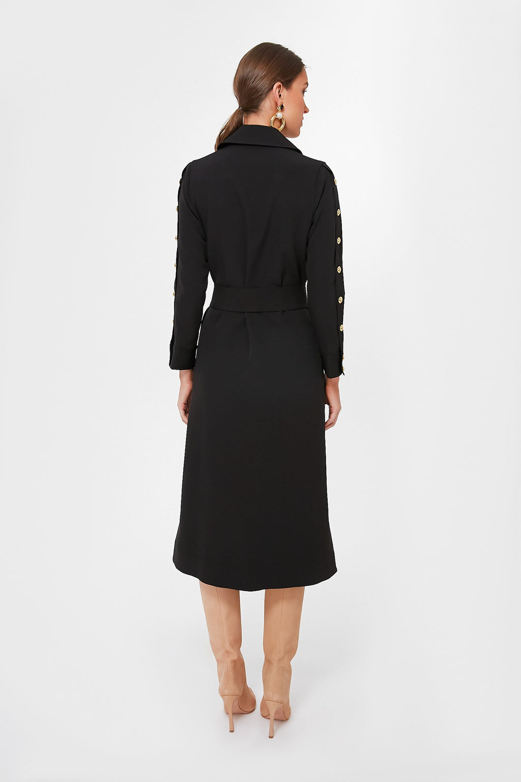 Black Belted Sarah Dress