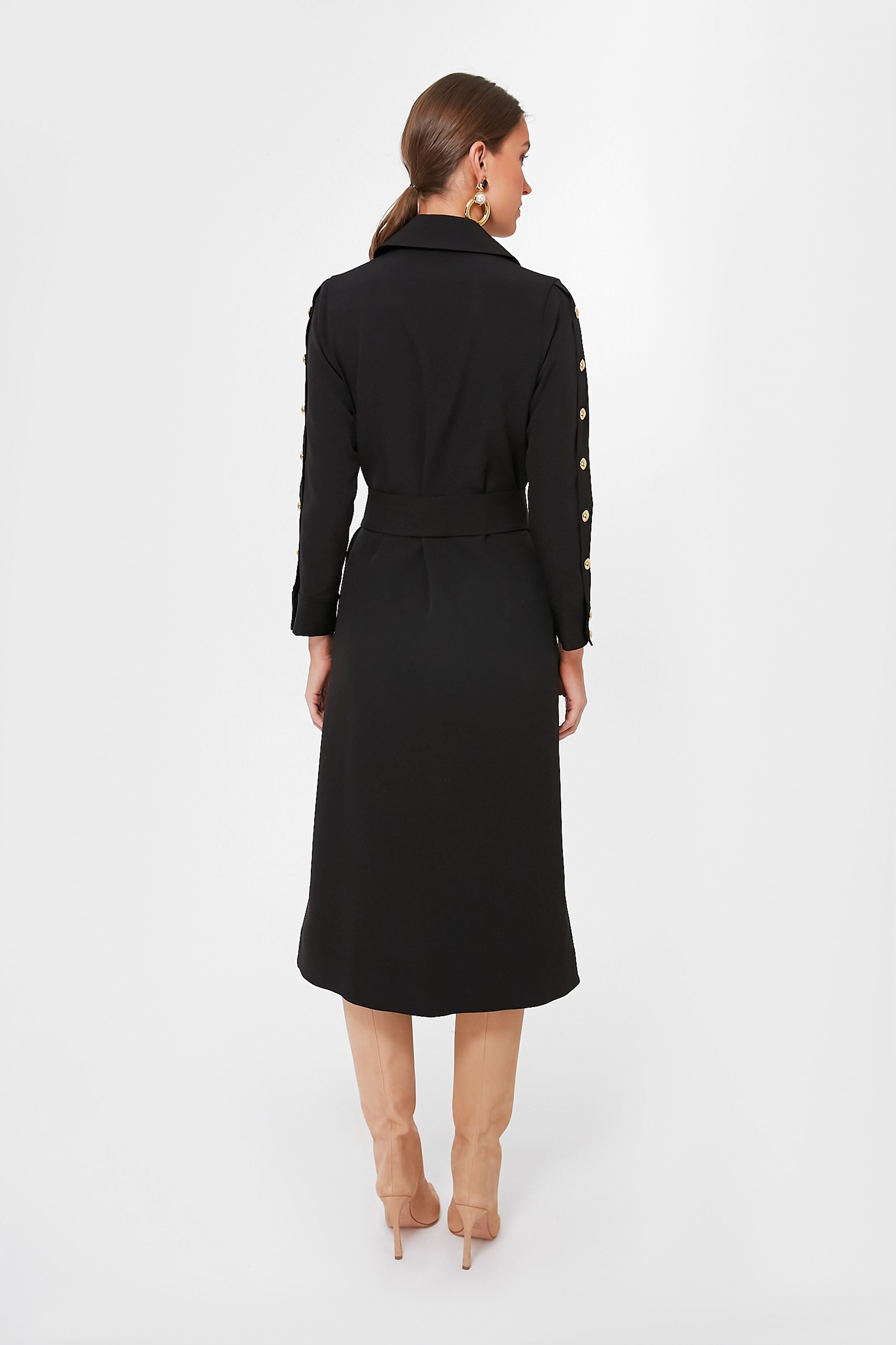 Black Belted Sarah Dress