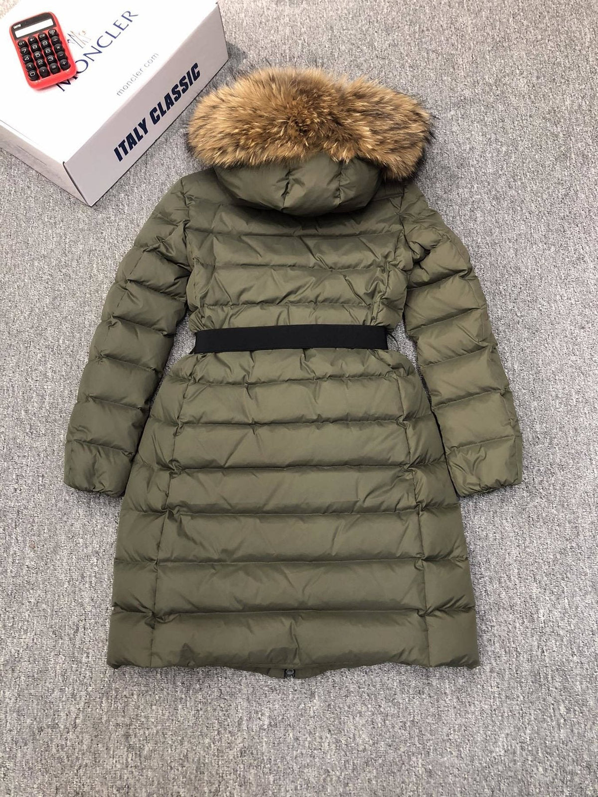 Moncler Women's Hooded Long Down Coat — back