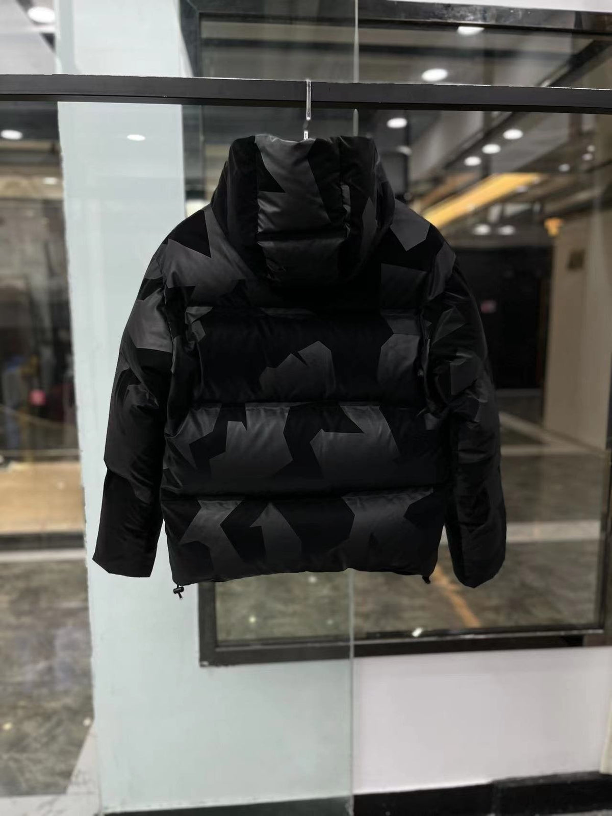 Prada Women's Camouflage Short Down Jacket — back