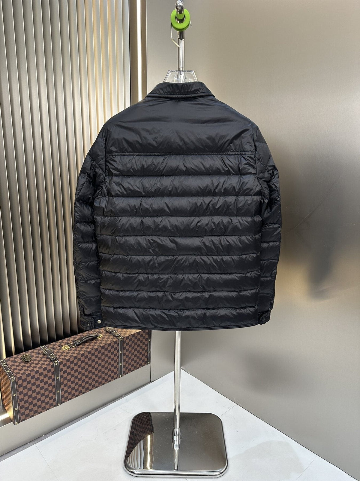 Prada Quilted Button-Front Jacket — back