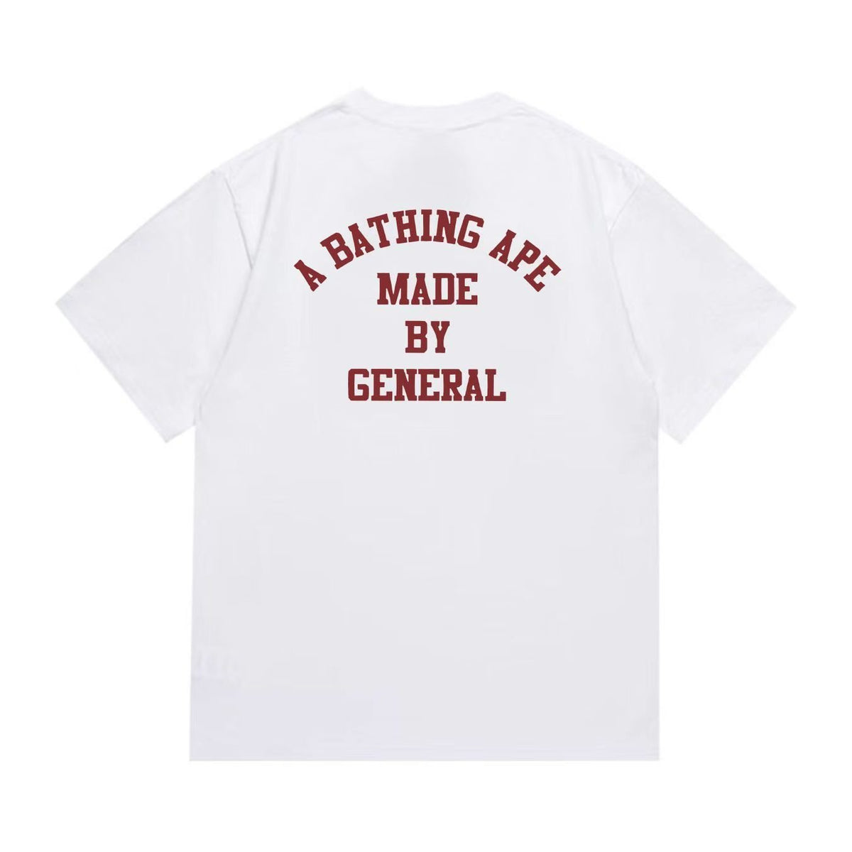 BAPE Red Chest & Back Graphic Short-Sleeve T-Shirt — back