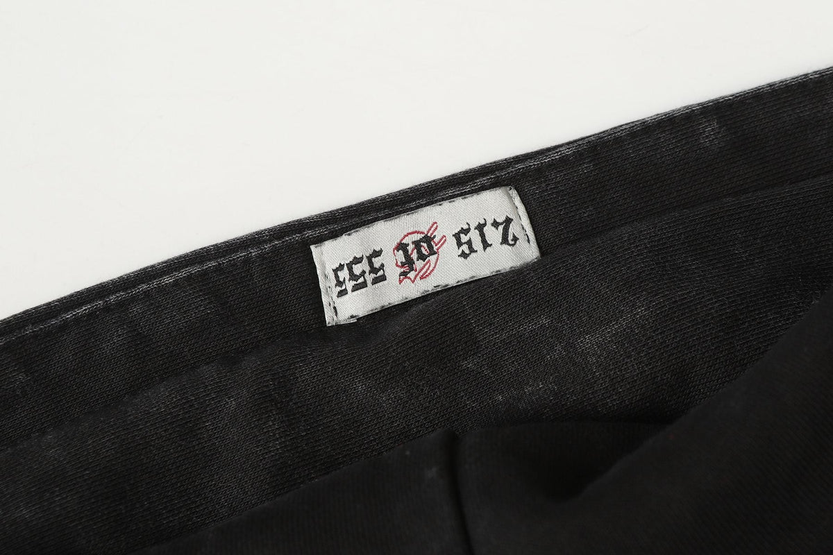 Godspeed Race Before Death Skull Graphic Hoodie — neck_label