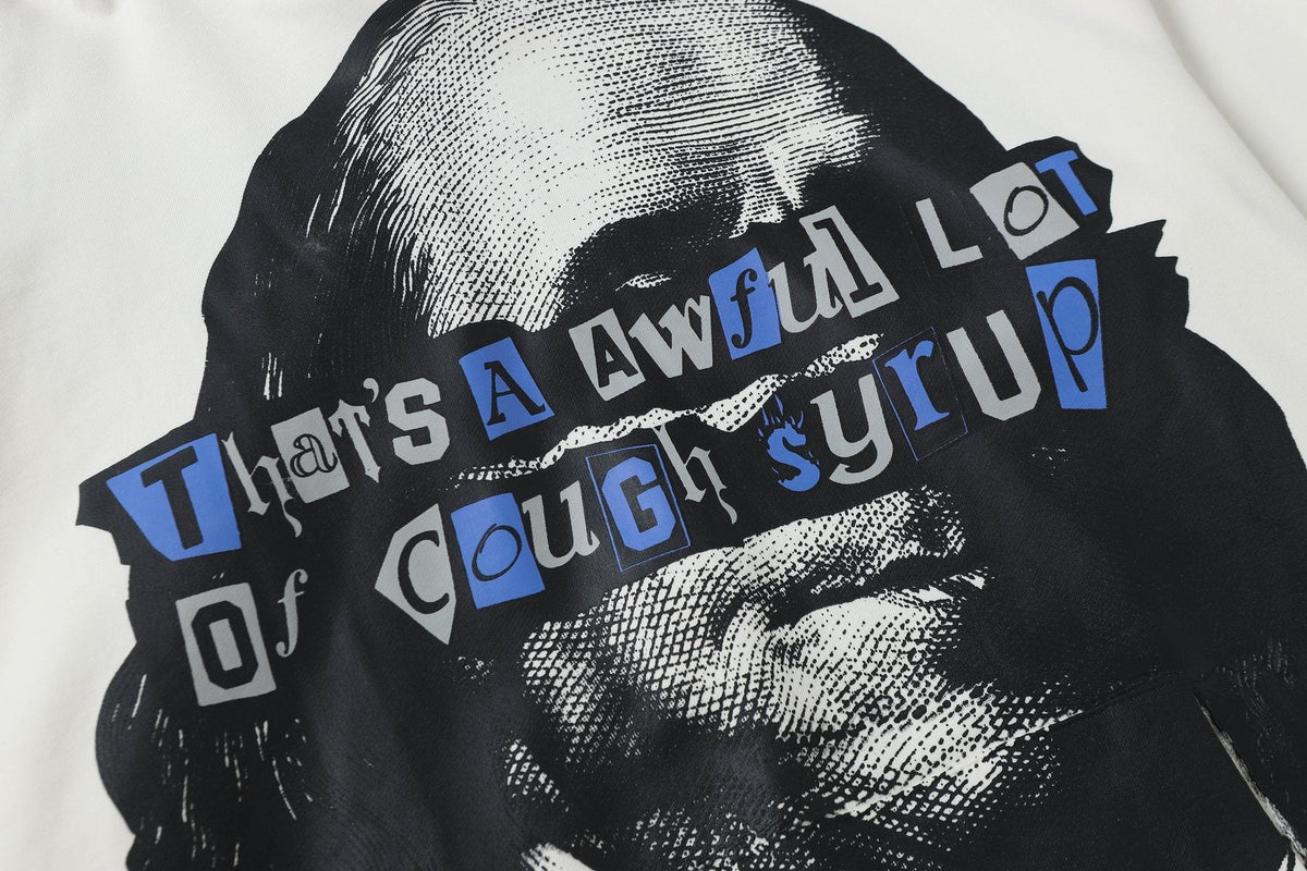 THAT'S A AWFUL LOT OF COUGH SYRUP Rising Star Graphic Hoodie — detail