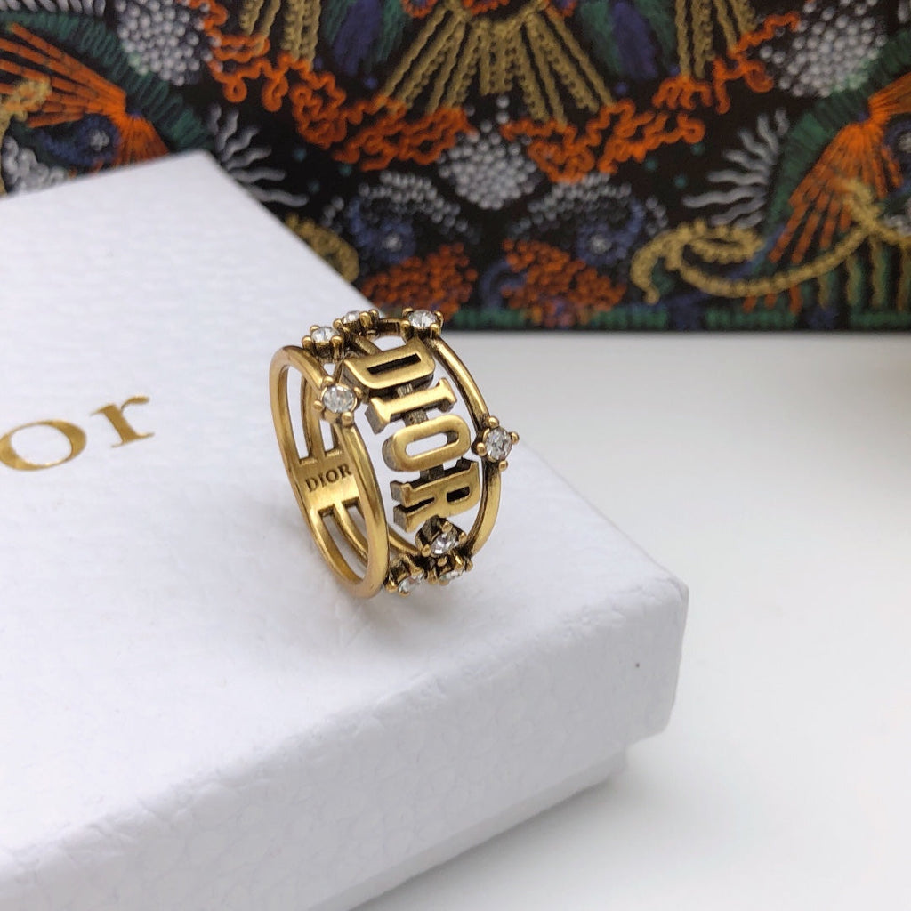 Dior Vintage 18K Gold Ring
