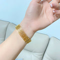 Louis Vuitton Cuff Chains 18K Gold Bracelet