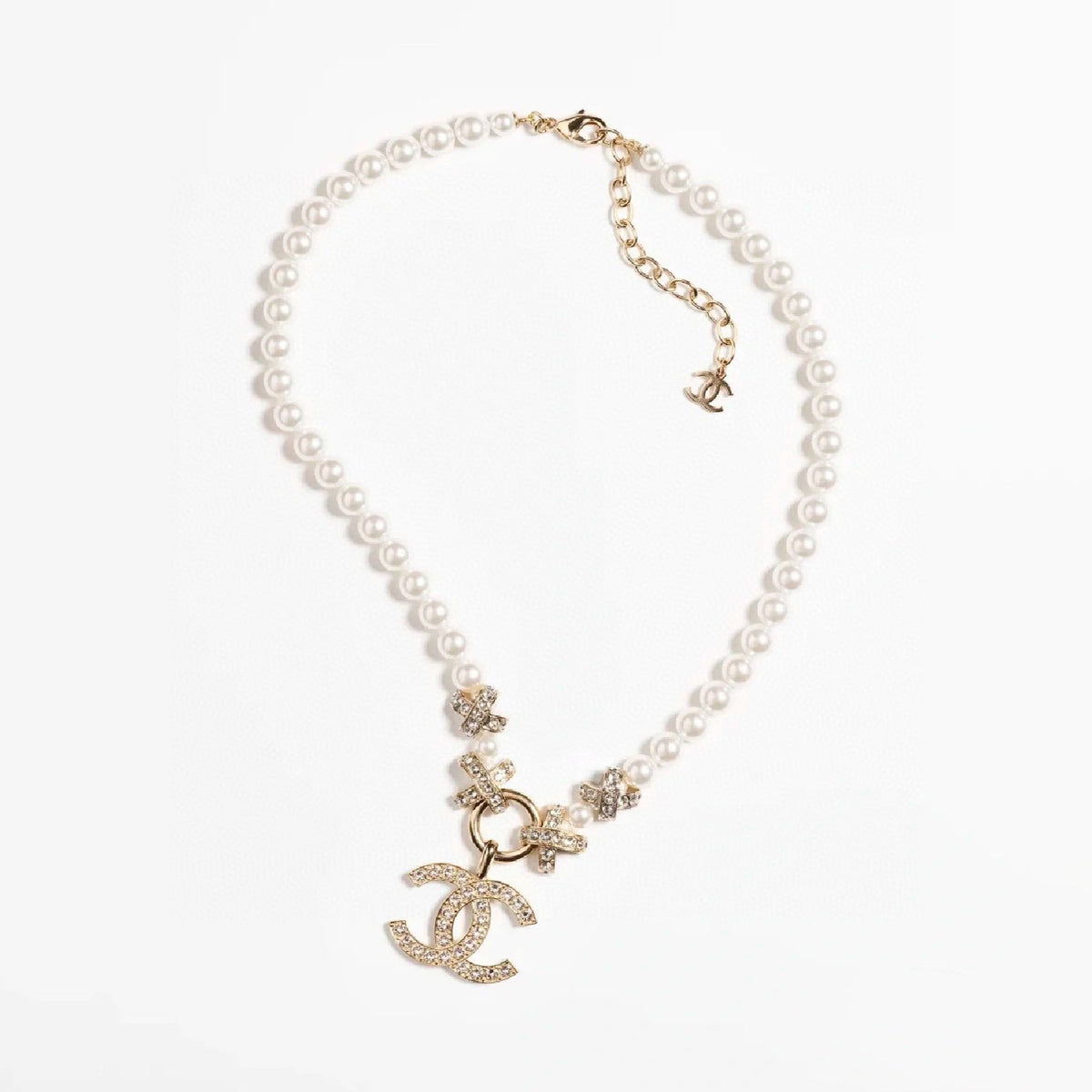 Chanel Pearls Chain 18K Gold Necklace