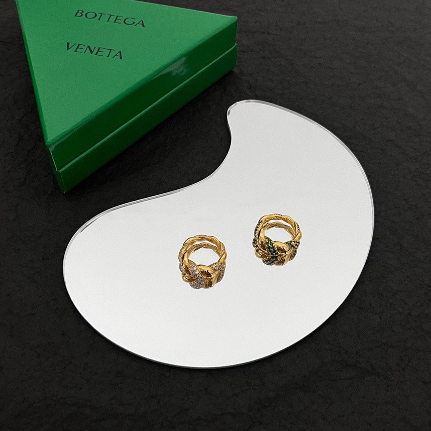 Bvlgari Green Crystals 18K Gold Ring