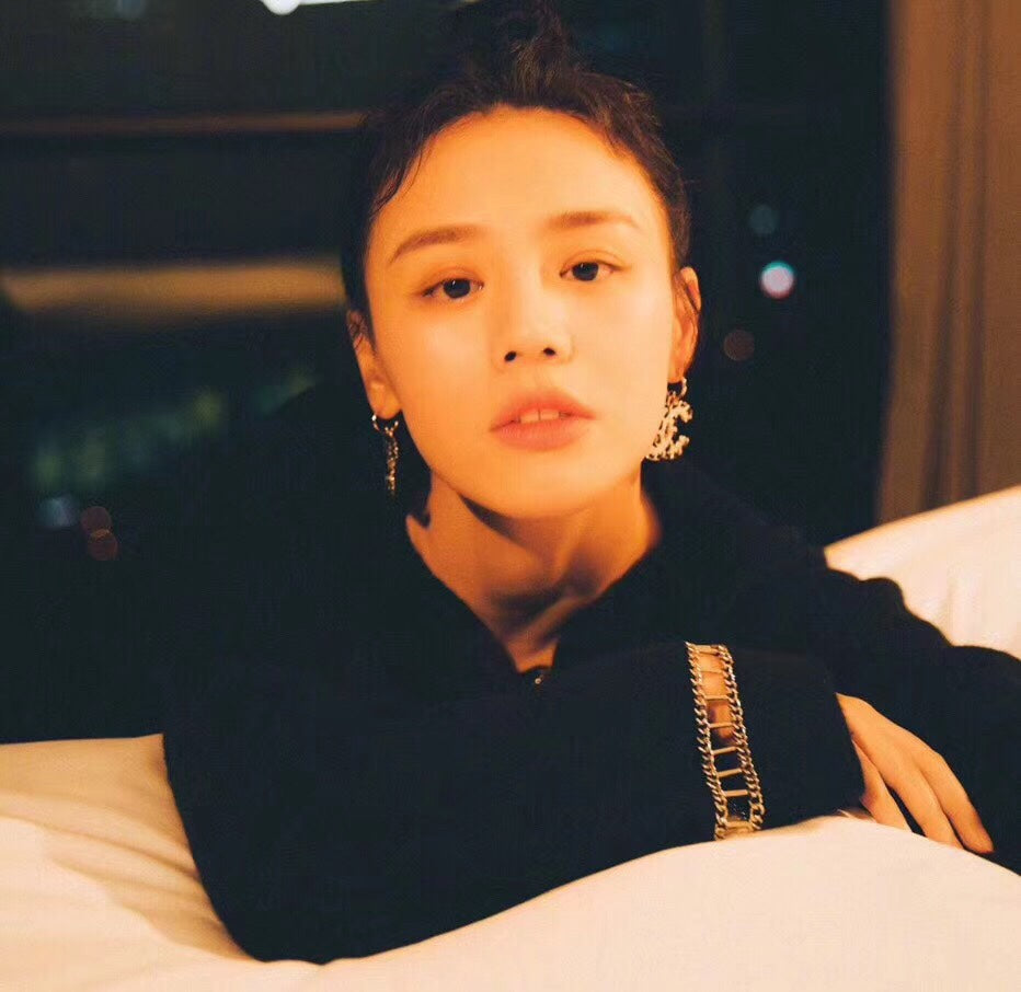 Chanel Pendant Leather 18K Gold Earrings