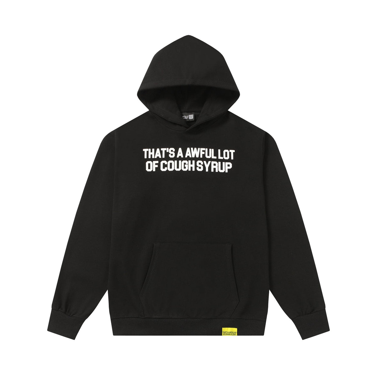 THAT'S A AWFUL LOT OF COUGH SYRUP Angel Tears Graphic Hoodie — hero