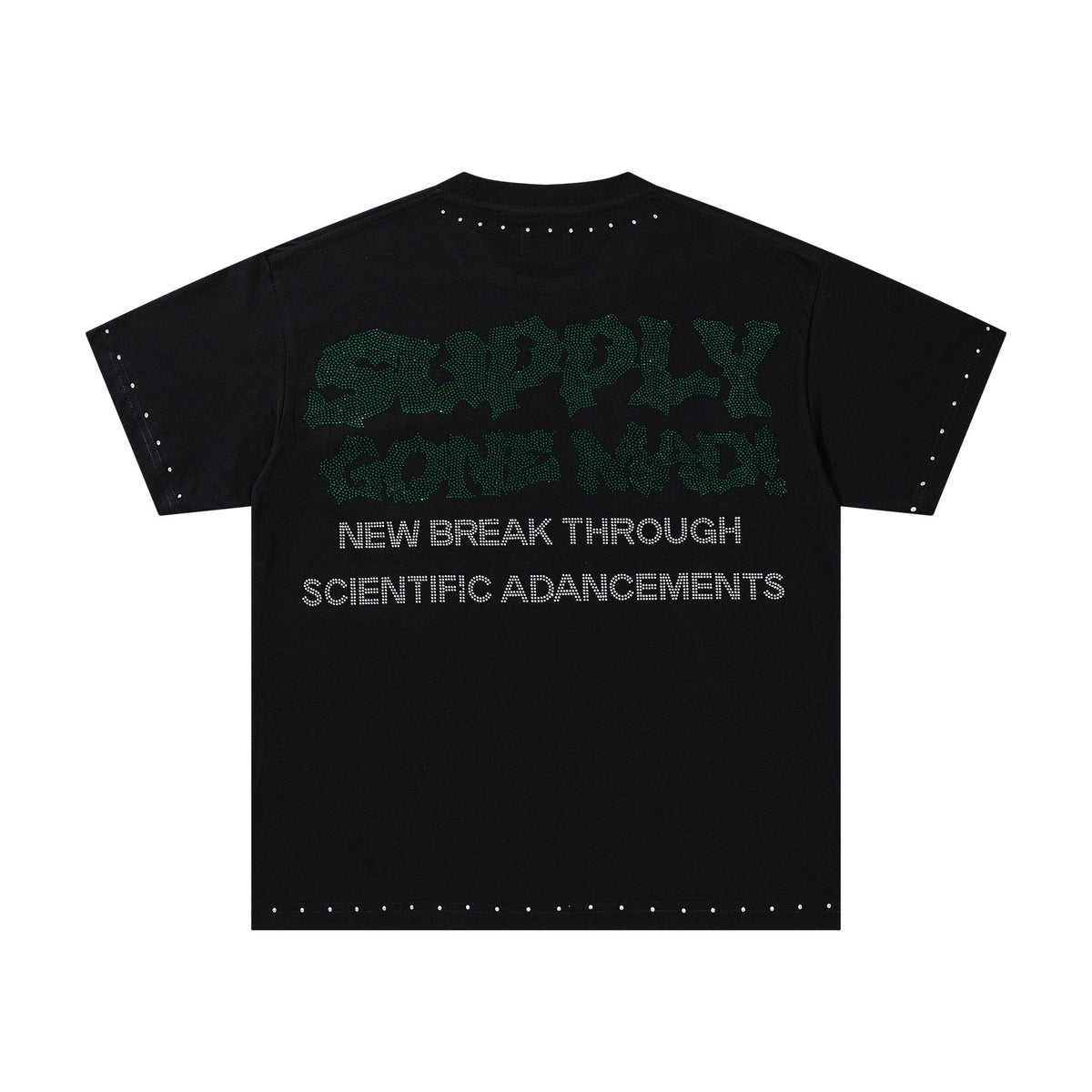 SUPPLY TEE Scientist Lab Studded Graphic T-Shirt — back