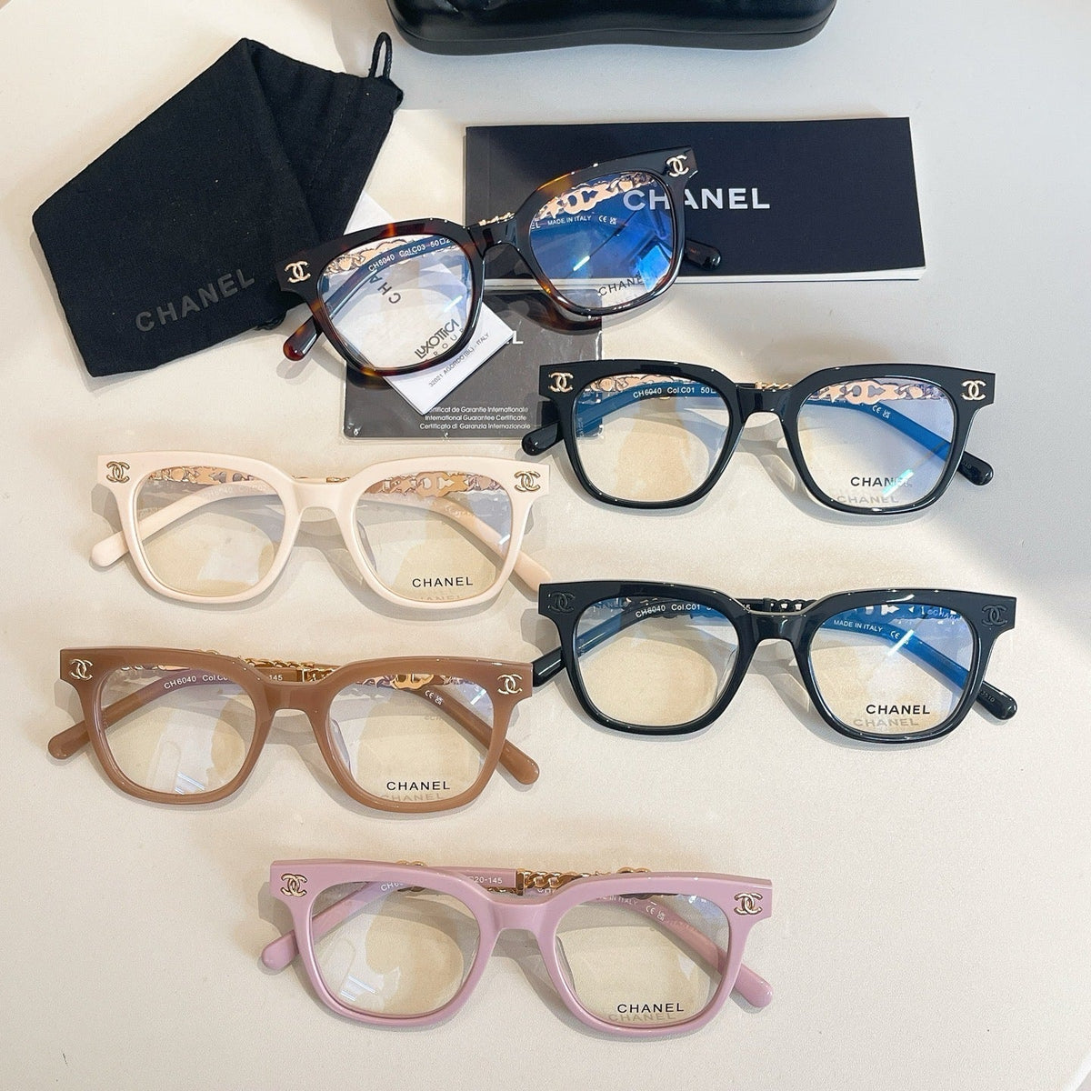Saint Laurent CH6040 Sunglasses - 57-17-142